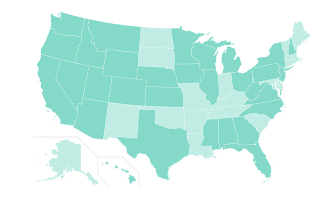 PlushCare Test Locations