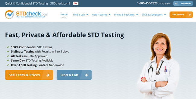 STDcheck homepage