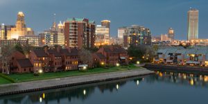 Skyline of Buffalo New York