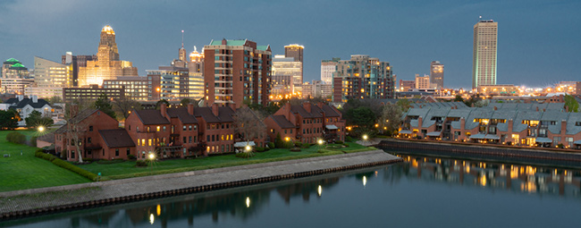 Skyline of Buffalo New York