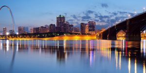 City of St. Louis skyline Panoramic image