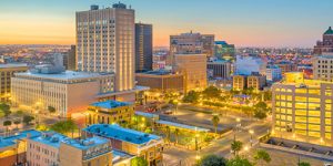 El PasoTexas downtown city skyline